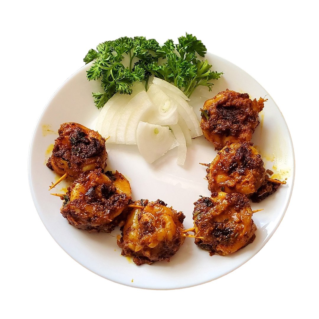 8 Tandoori Prawns - Image 1